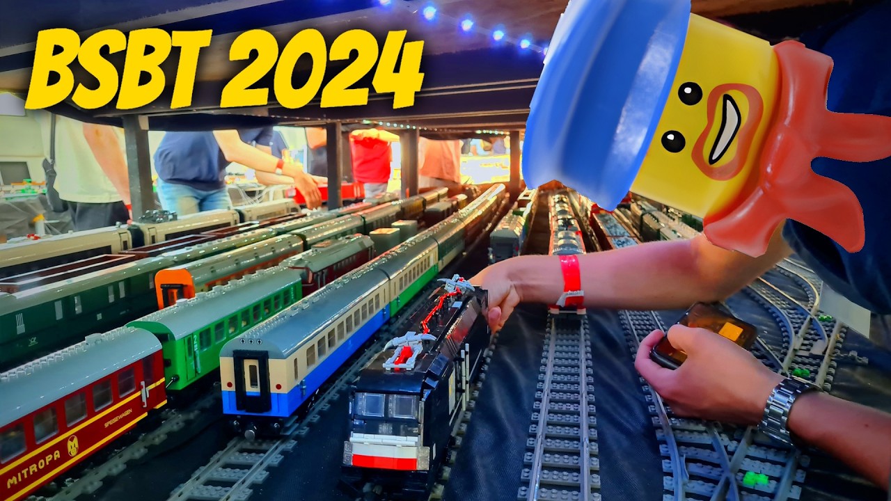 KRASSE Lego Eisenbahn Strecke: BauSpielBahnTreffen BSBT 2024