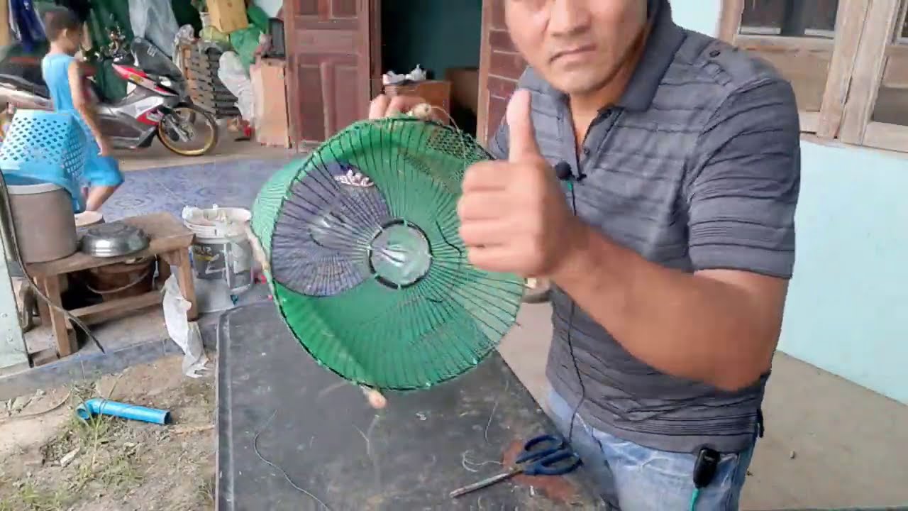 ทำลอบดักปลาแบบง่ายๆ