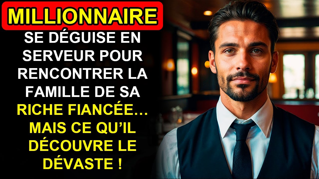 Un Millionnaire se Déguise en Serveur pour Rencontrer la Famille de sa Riche Fiancée… Mais Ce...