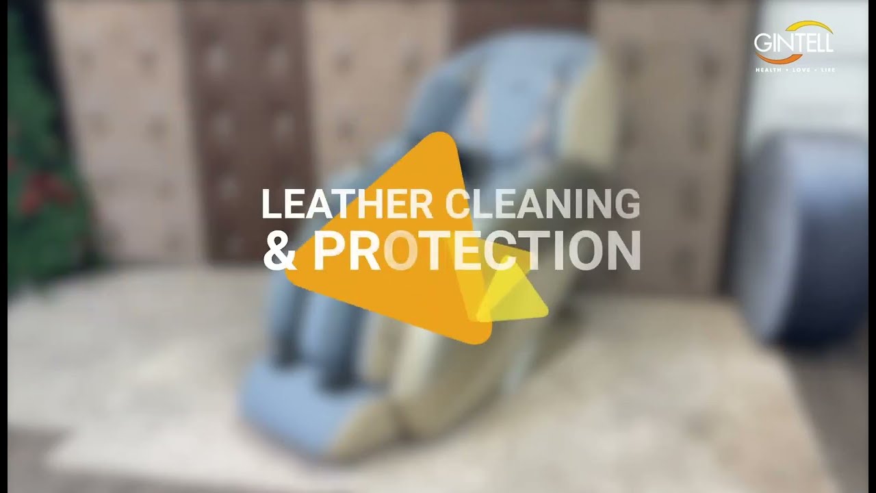 How to Care for Your Massage Chair Seat with GINTELL Leather Care Kit