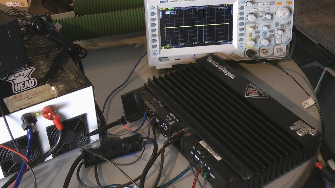 Rockford Fosgate Punch 75 - 25 to life limited edition amp dyno oldschool amplifier power test
