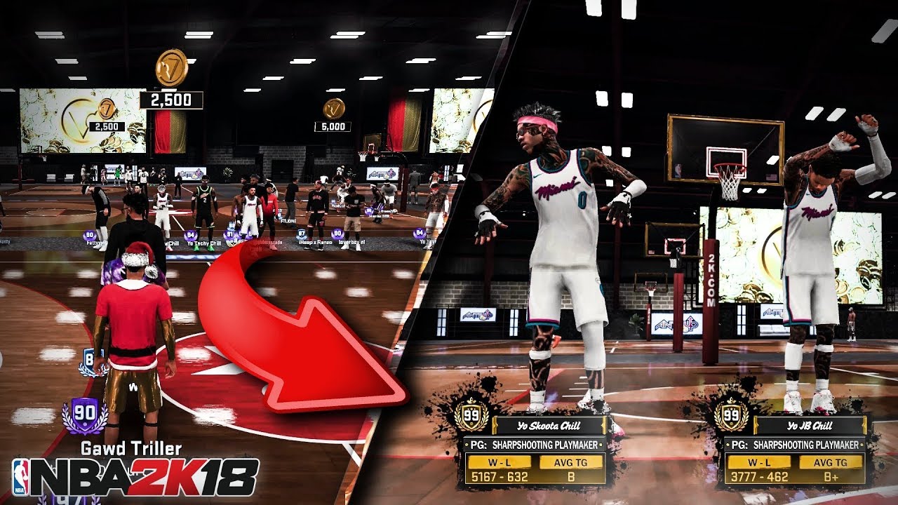 99 OVERALL TWINS PULLS UP ME! THIS WAS UNEXPECTED...GAWD TRILL VS 99 OVERALLS - NBA 2K18