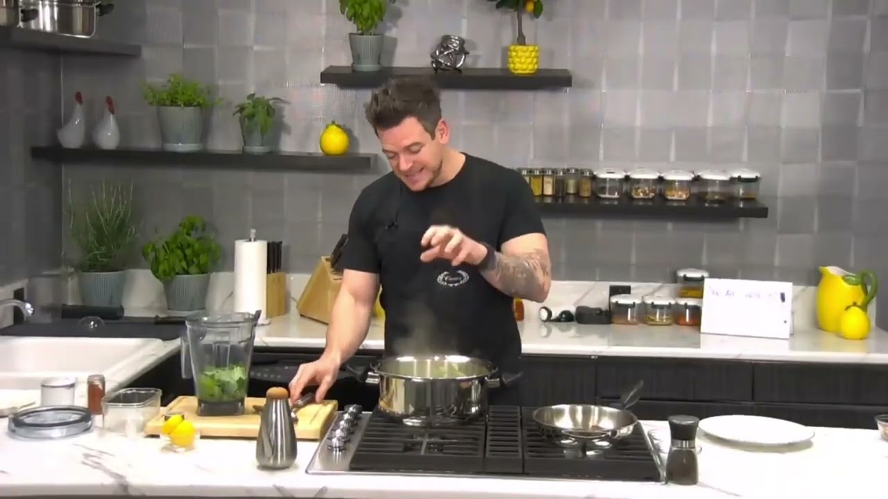 Professional Chef Jarad teaches how to make a restuarant meal at home