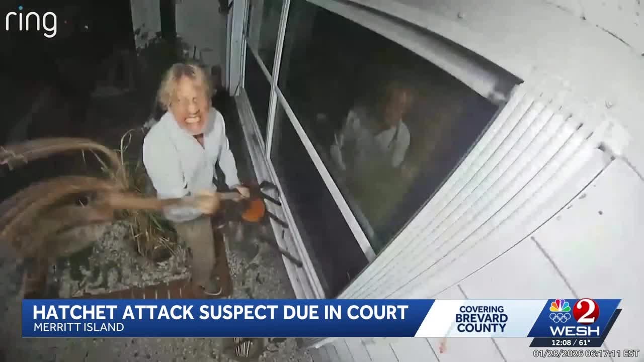 VIDEO: Man attacks Merritt Island neighborhood with pitchfork, residents say