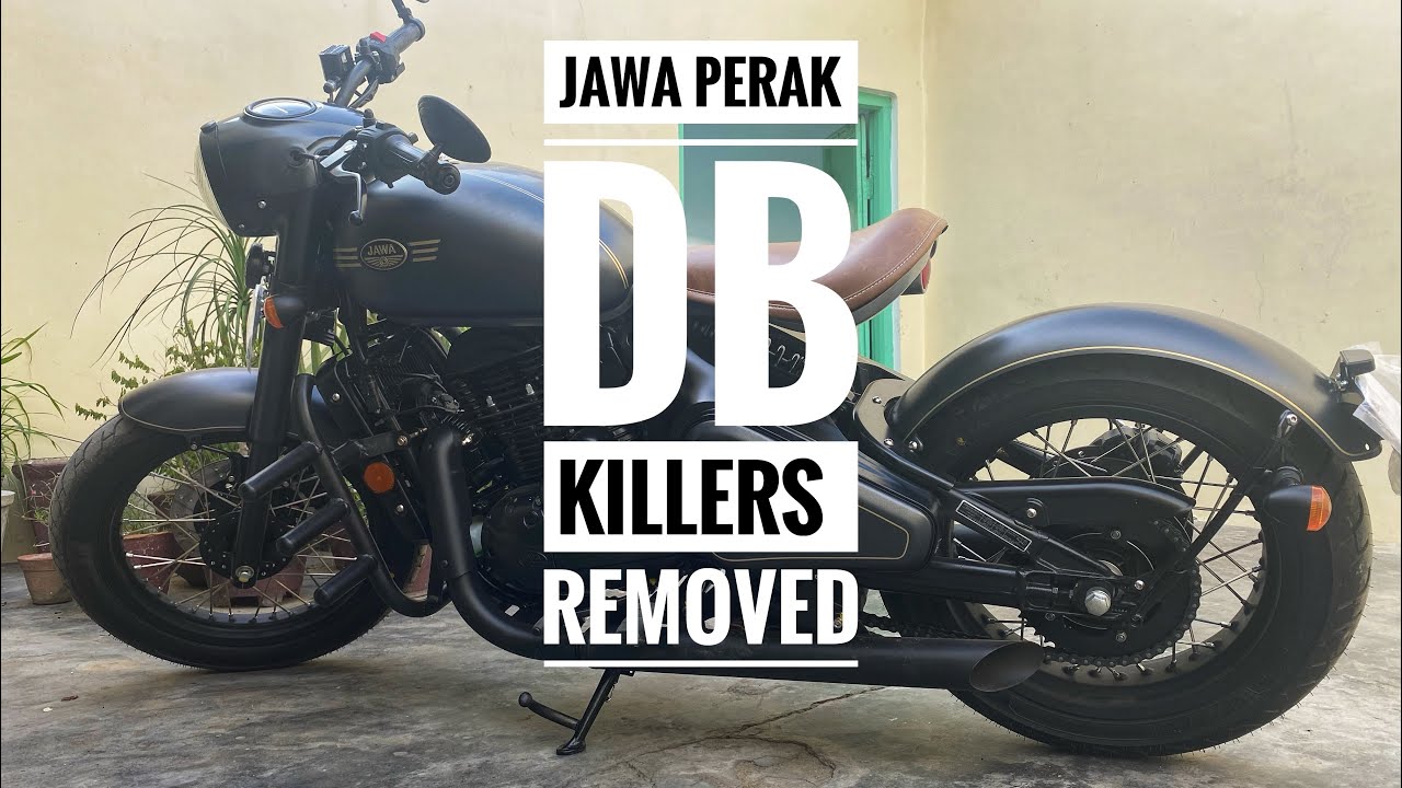 How to remove Jawa Perak DB killers  | Max thump | Loud exhaust