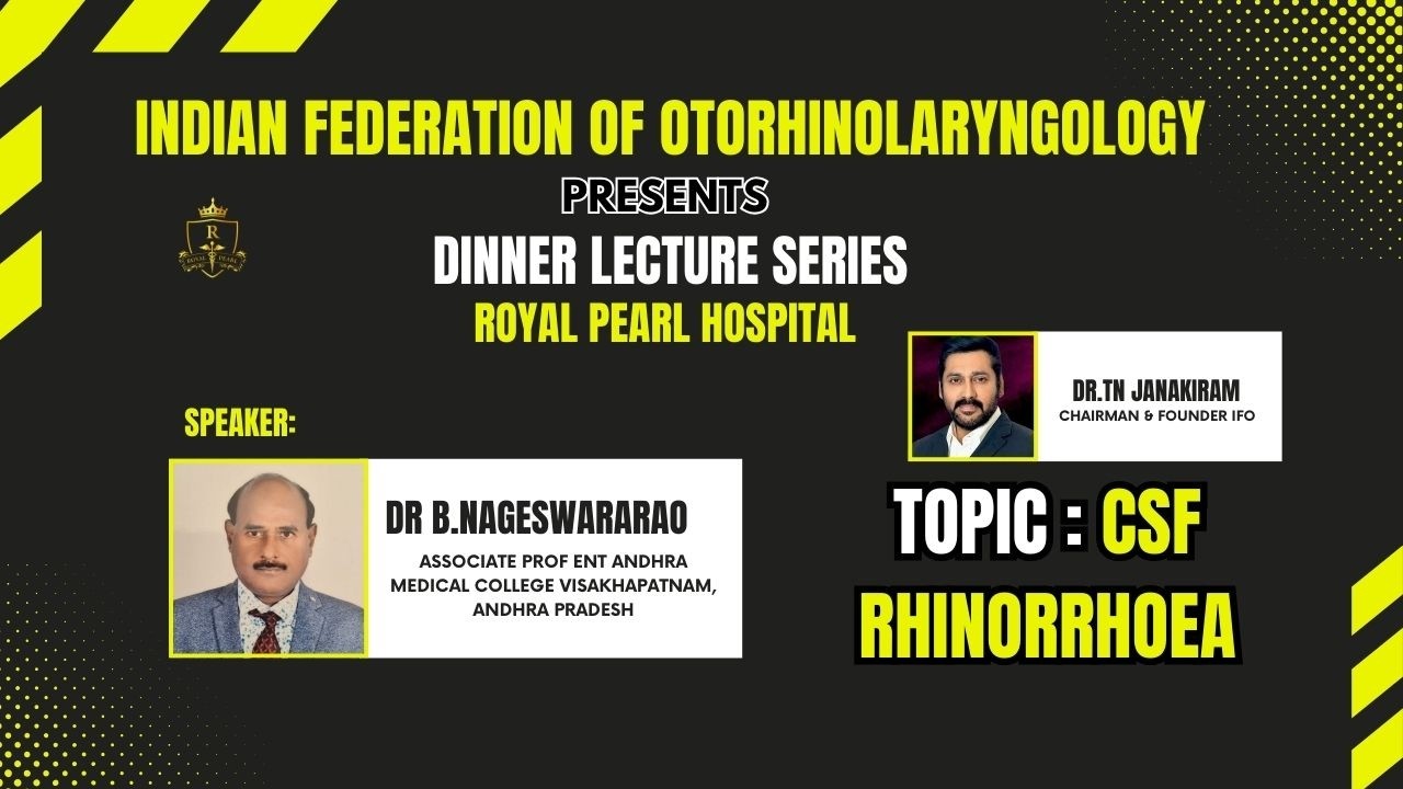 CSF RHINORRHOEA