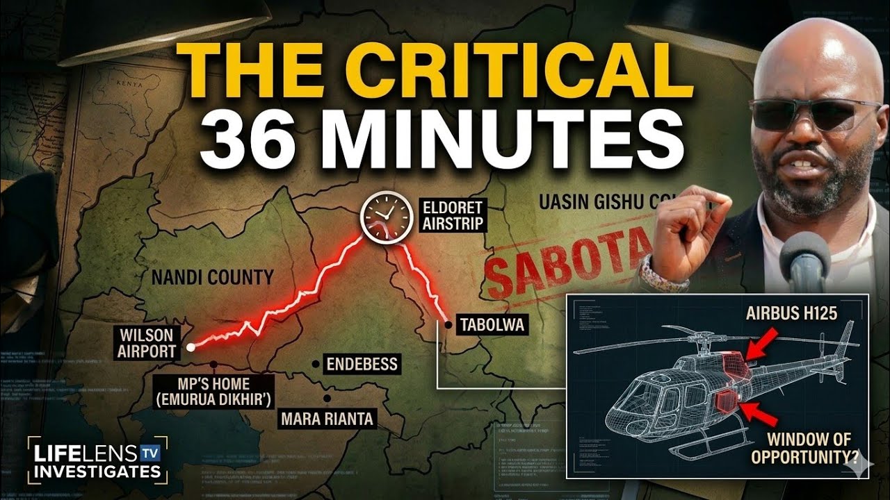 THE SABOTAGE TRAIL: Tracing the Movement of the Helicopter that Killed Ng'eno. The 36 Minutes.