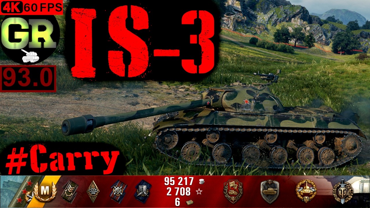 World of Tanks IS-3 WoT Replay - 6 Kills 6.4K DMG(Patch 1.4.1)