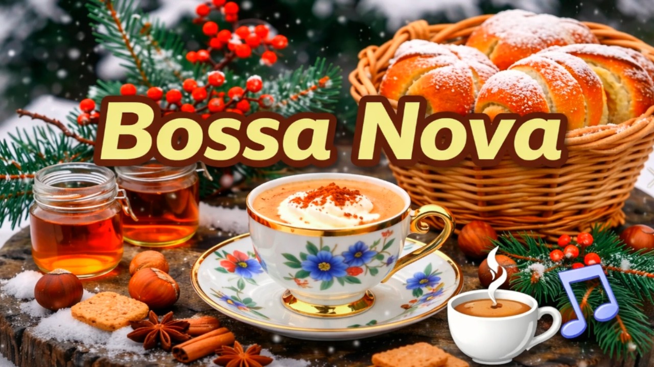 Cozy Winter Bossa Nova ☕❄️ Relaxing Brazilian Jazz for Snowy Morning Coffee & Study Vibes
