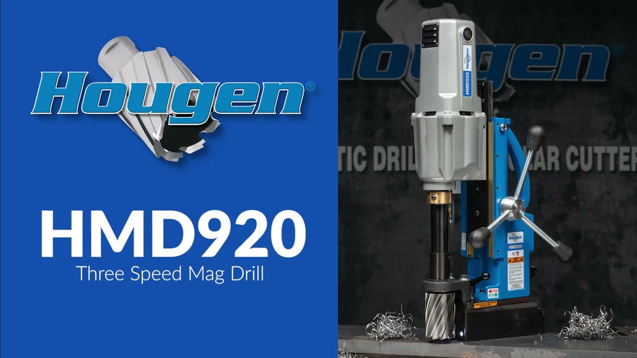 HMD920 Mag Drill - Two Hole Comparison - HSS vs Carbide