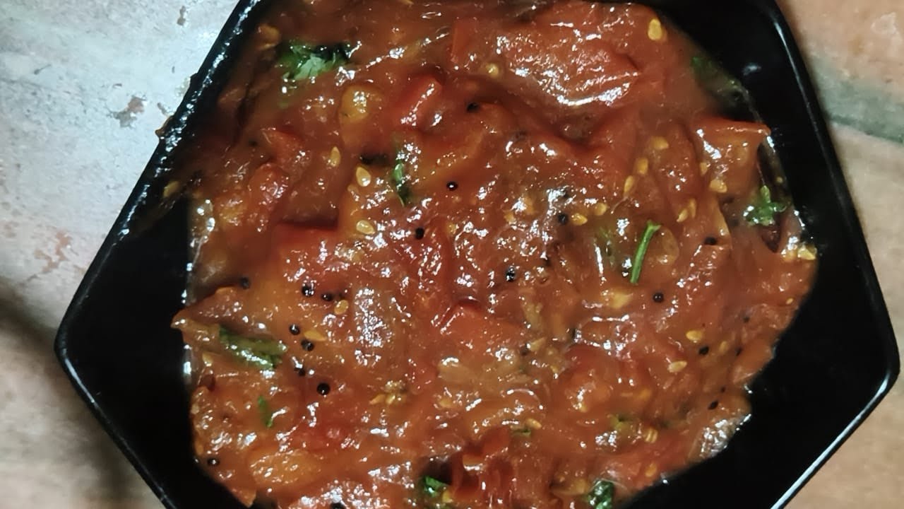  এইভাবে একবার  টমেটোর চাটনি বানিয়ে ফেলুন 🍅. Tomato Chutney Recipe😋. 