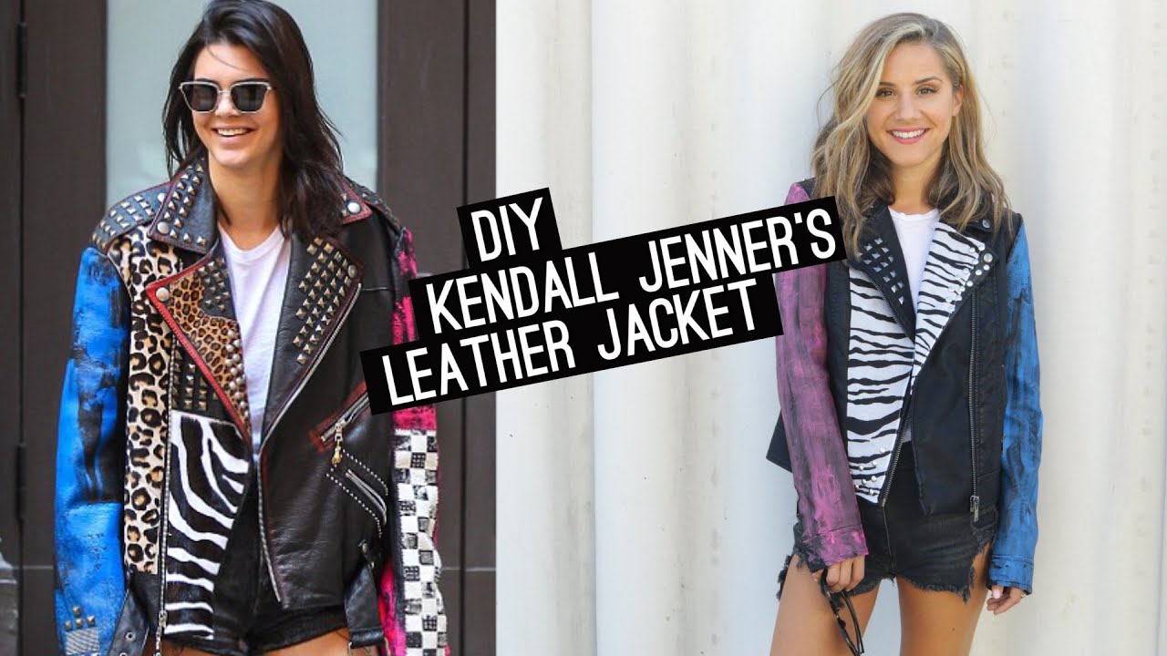DIY: Kendall Jenner's Leather Jacket (STYLEWIRE) | Hollywire