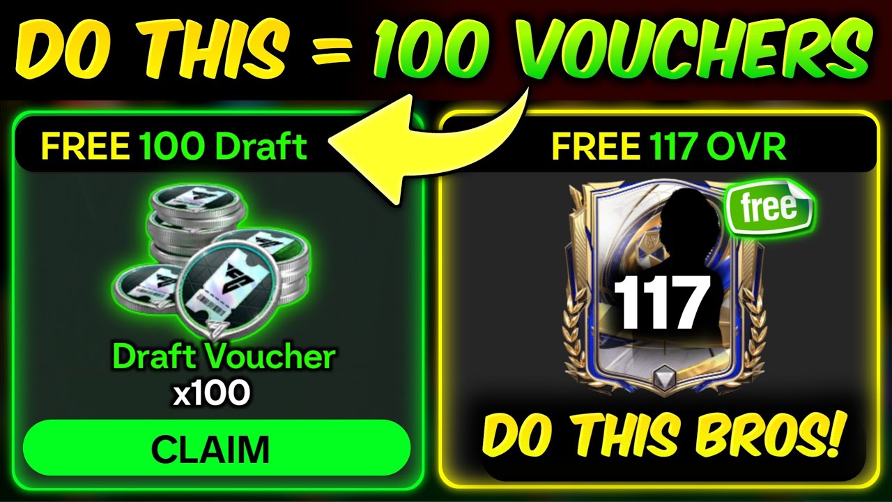 FREE 100x Draft Voucher in FC Mobile - Next 17 Days Grind | Mr. Believer