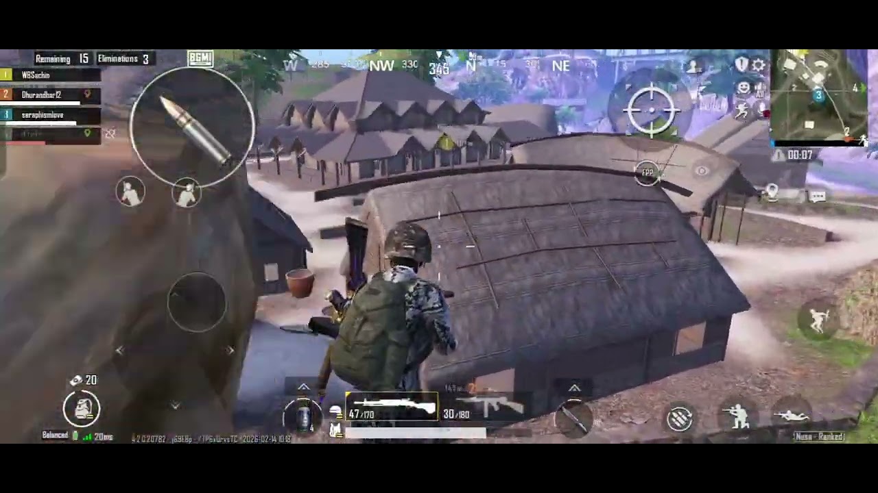 Nusa battle match #pubgmobile #battlegroundsmobileindia #bgmigameplay #bgmi #nusa 