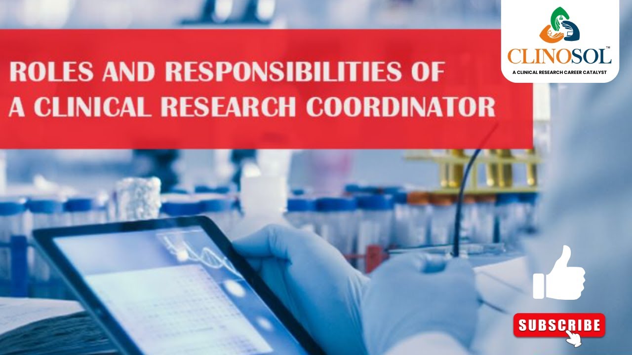 Roles and Responsibilities of Clinical Research Coordinator #crc #clinicalresearch
