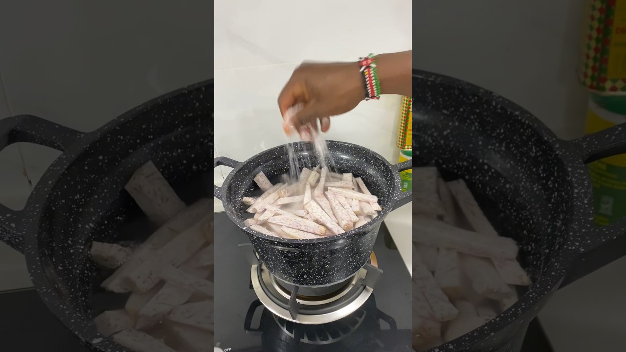Nduma Fries/ Arrowroot #arrowroot #nduma #100shorts2024 #cookingvideo #cooking #recipe #fries