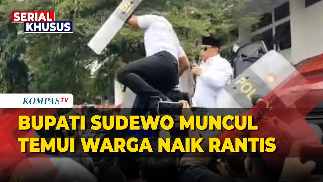 Detik-Detik Bupati Pati Sudewo Temui Massa Demo: Pakai Mobil Rantis, Dilempari Sandal