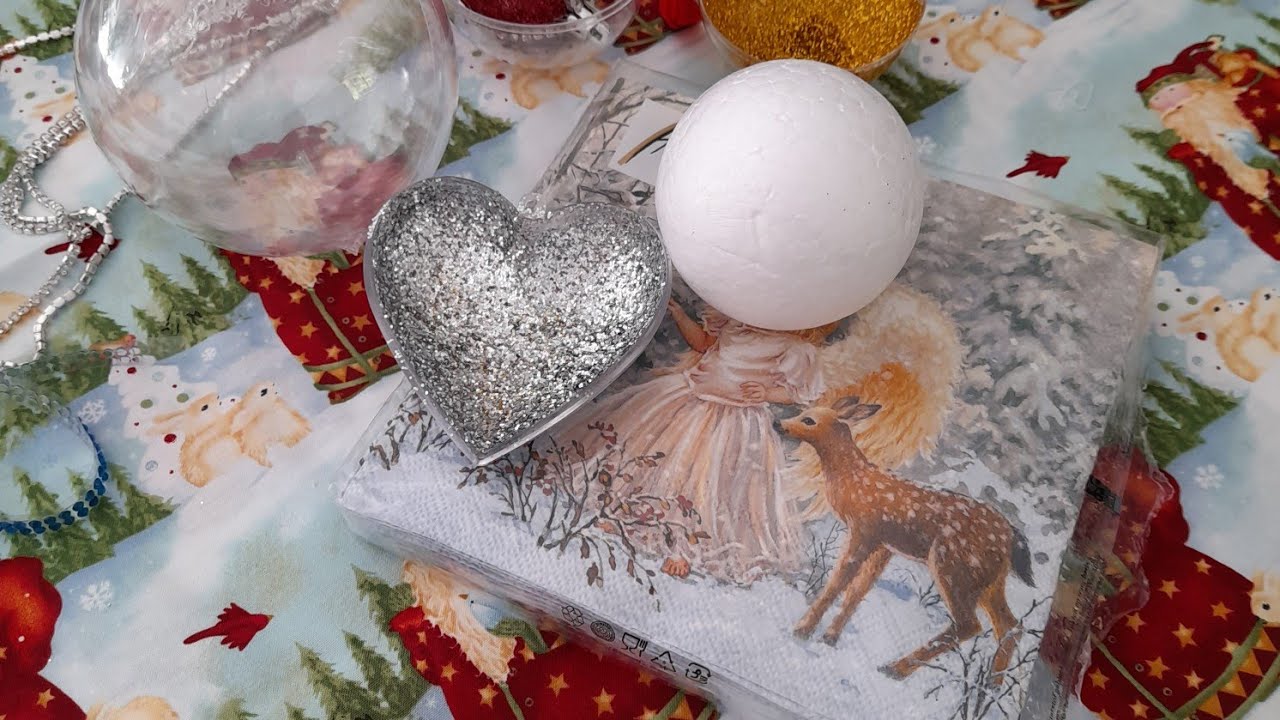 plusieurs idees pour faire des boules de noel