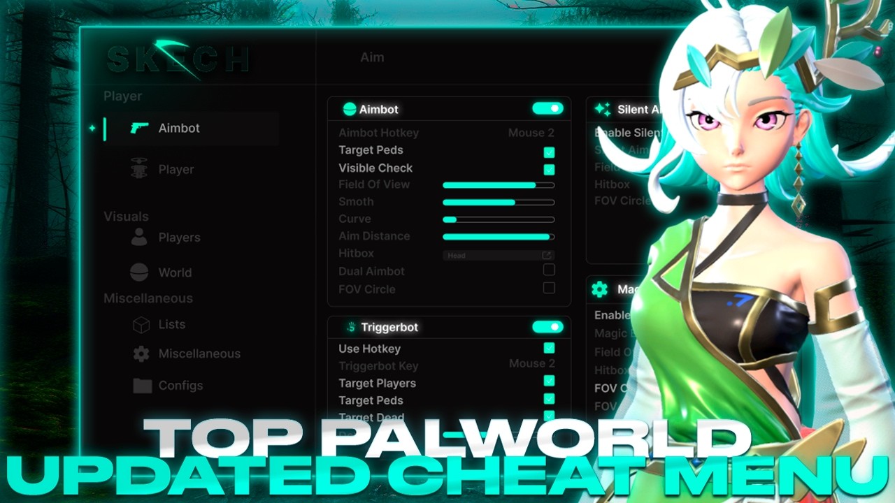 **THE BEST** Top Palword - Updated Cheat Menu | Greated Cheat Palworld | Many Functions | FREE 100%