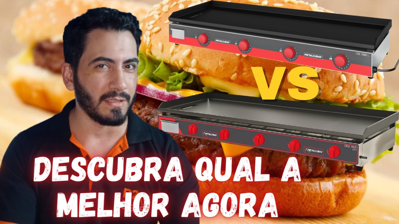 CHAPA A GÁS OU CHAPA ELÉTRICA - QUAL É A MELHOR?