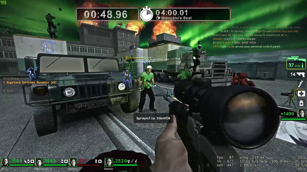 Left 4 Dead 2 mgftw Scenario: Humanity is not playing Scenario (Soldier Tank in 8:07)