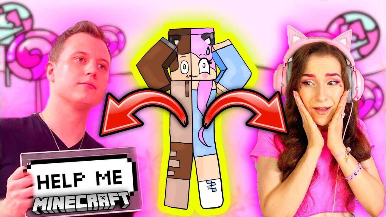 UTKNĘLISMY Z  CHŁOPAKIEM W JEDNYM CIELE💔😭MINECRAFT!😱😭