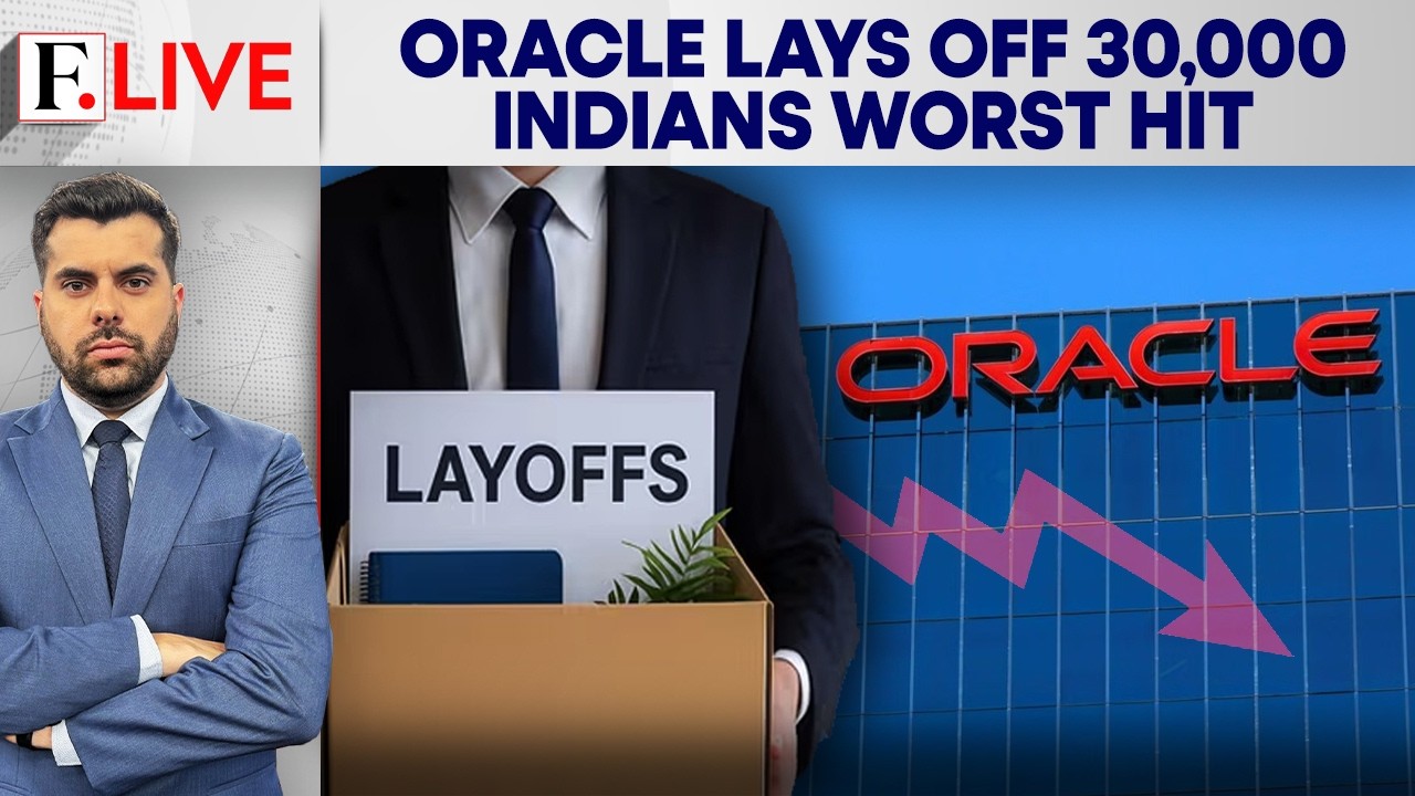 Oracle увольняет 30 000 сотрудников, больше всего пострадали индийцы | Firstpost Live | N18G