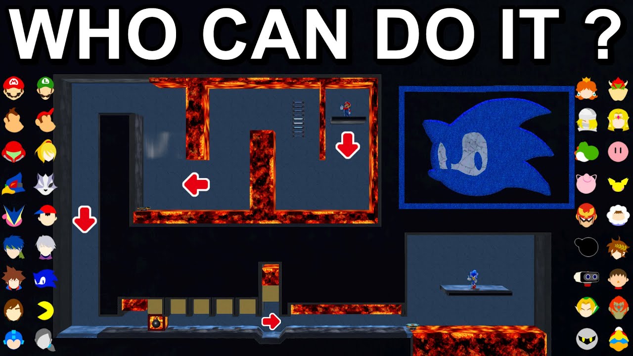 Who Can Make It? Sonic's Obstacle Course - Super Smash Bros. Ultimate