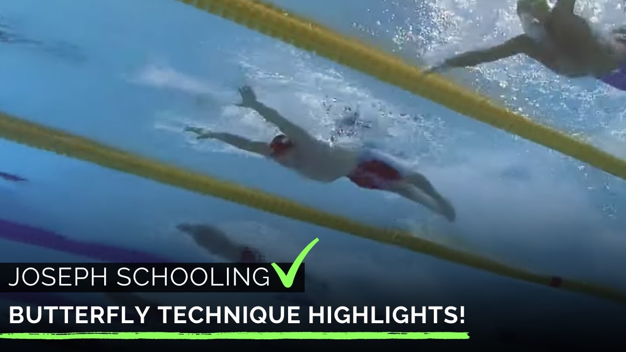 Joseph Schooling | 100 Meter Butterfly Technique Highlights!