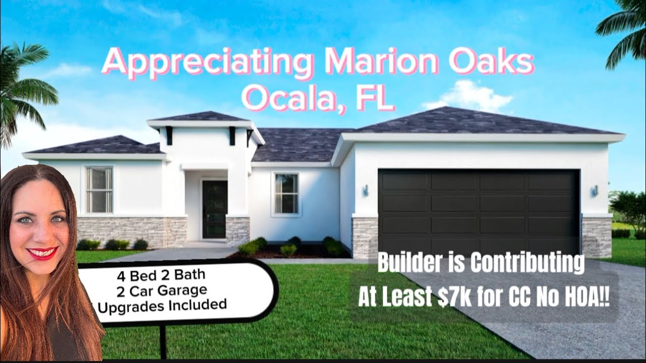 4/2 New Construction Home in Ocala - Low $300k&rsquo;s NO HOA