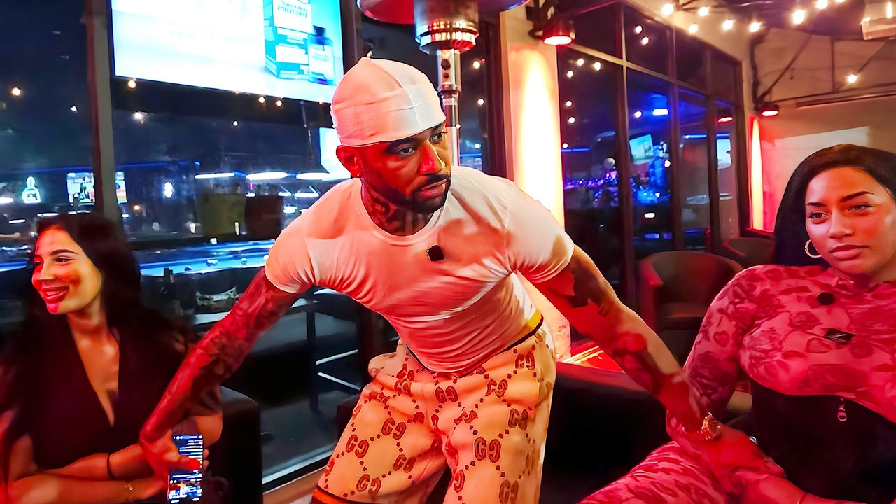 McQueen Takes 6'8 Cuban Angel Fernandez & His EX Ashley (konvys Aunt) On A Date **GOES WRONG**