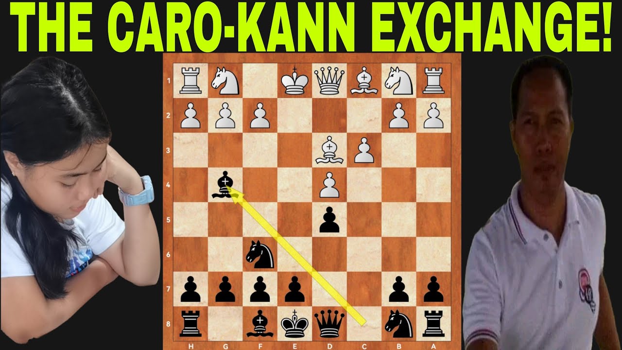 The Caro-Kann Exchange Variation! Sherleen Cobey Versus Marlon Esguerra | 3 plus 2 seconds increment