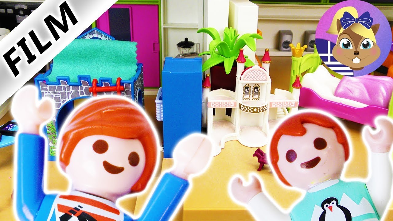 Playmobil ταινία: Παιδικό διαμέρισμα στην κουζίνα!Χαμός στο σπίτι! Παιδική σειρά Οικογένεια