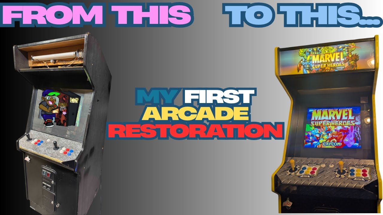 I Restored My First Arcade Cabinet & Took It From Ashy To Classy!
