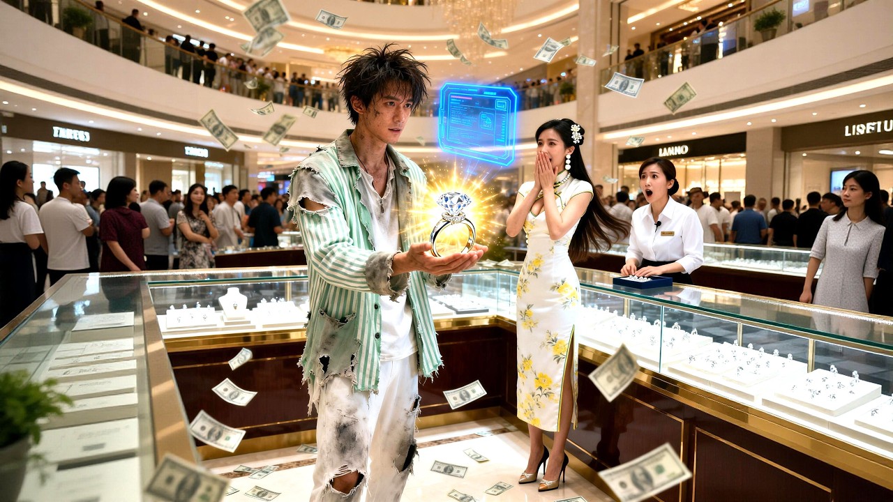 月薪3千窮小子覺醒寵妻返現系統，隨手刷爆卡買60萬鑽戒，3秒後帳戶到帳1000億，女友直接躺成全球首富！#爽劇#逆襲#反轉