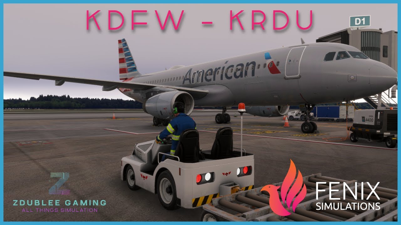 Fly the Line - Short Haul: Dallas - Ft. Worth to Raleigh | Fenix A320 | MSFS 2024