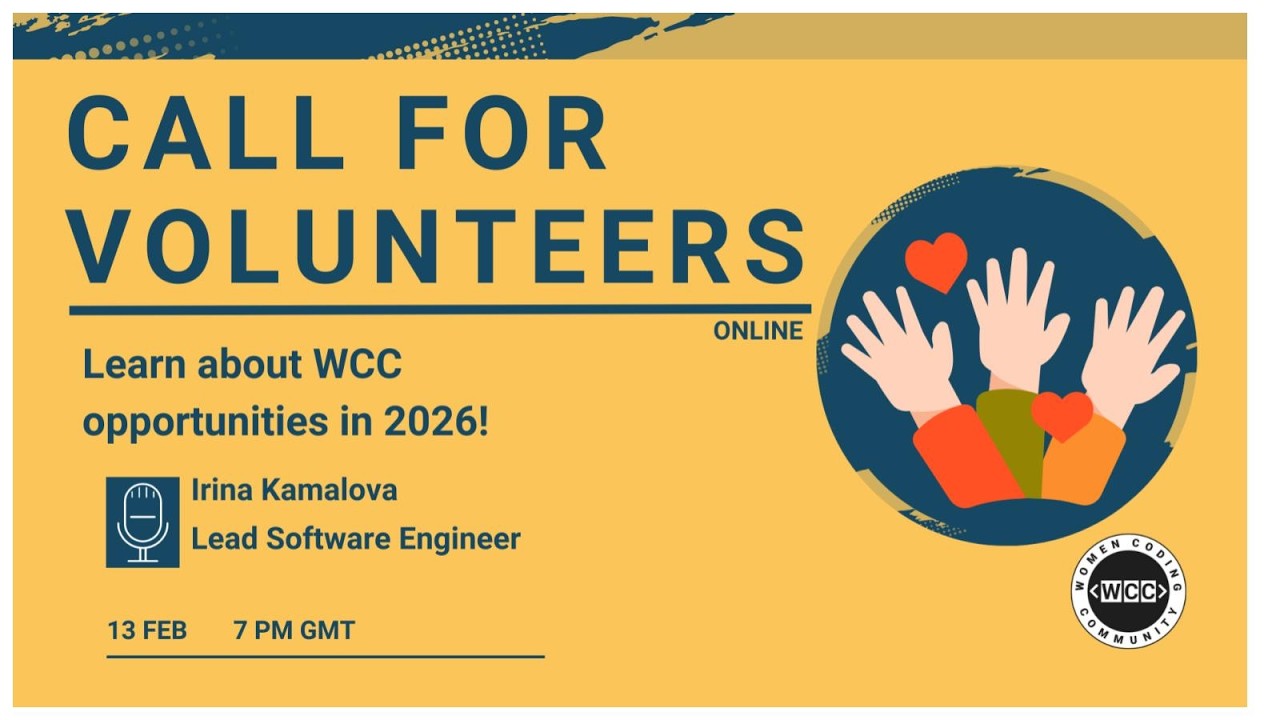 Call for volunteers 2026