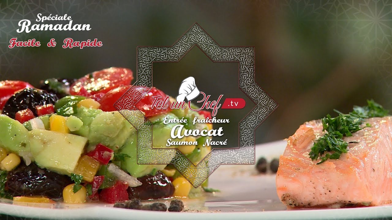 Salade fraîcheur Avocat et Saumon nacré Facile & Rapide
