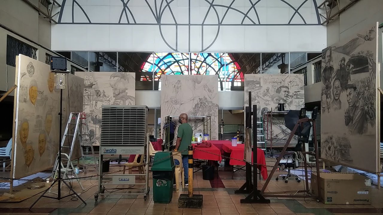 Behind-the-Scenes 74 WIP production video of the Subic Historical Mural Project
