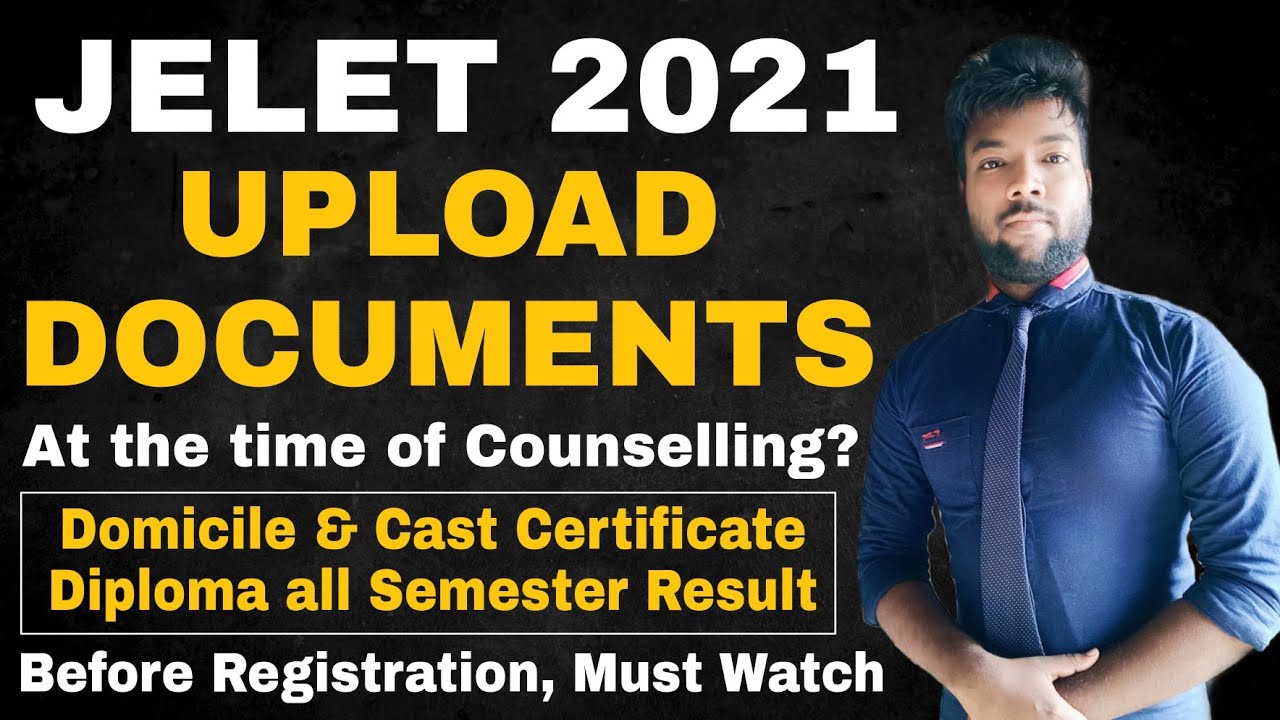 JELET 2021 Full Counselling Process | is Required to Upload Documents at the time of Registration?