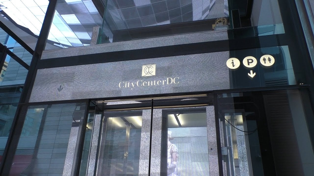 Glass Elevators with Loud Motors! City Center DC