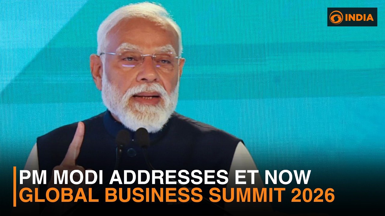 PM Modi addresses ET NOW Global Business Summit 2026