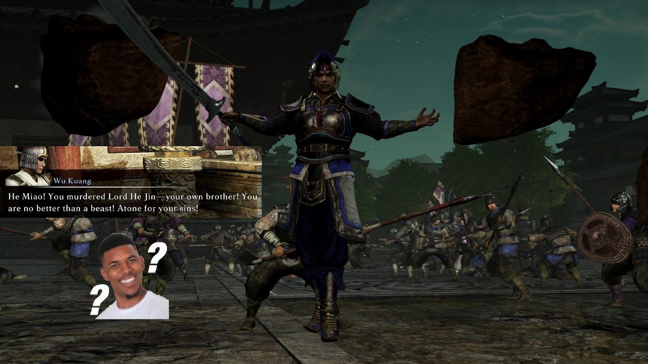 Dynasty Warriors: Origins (PC) Mod -  He Jin (Generic Officer w/ NPC Moveset) Gameplay