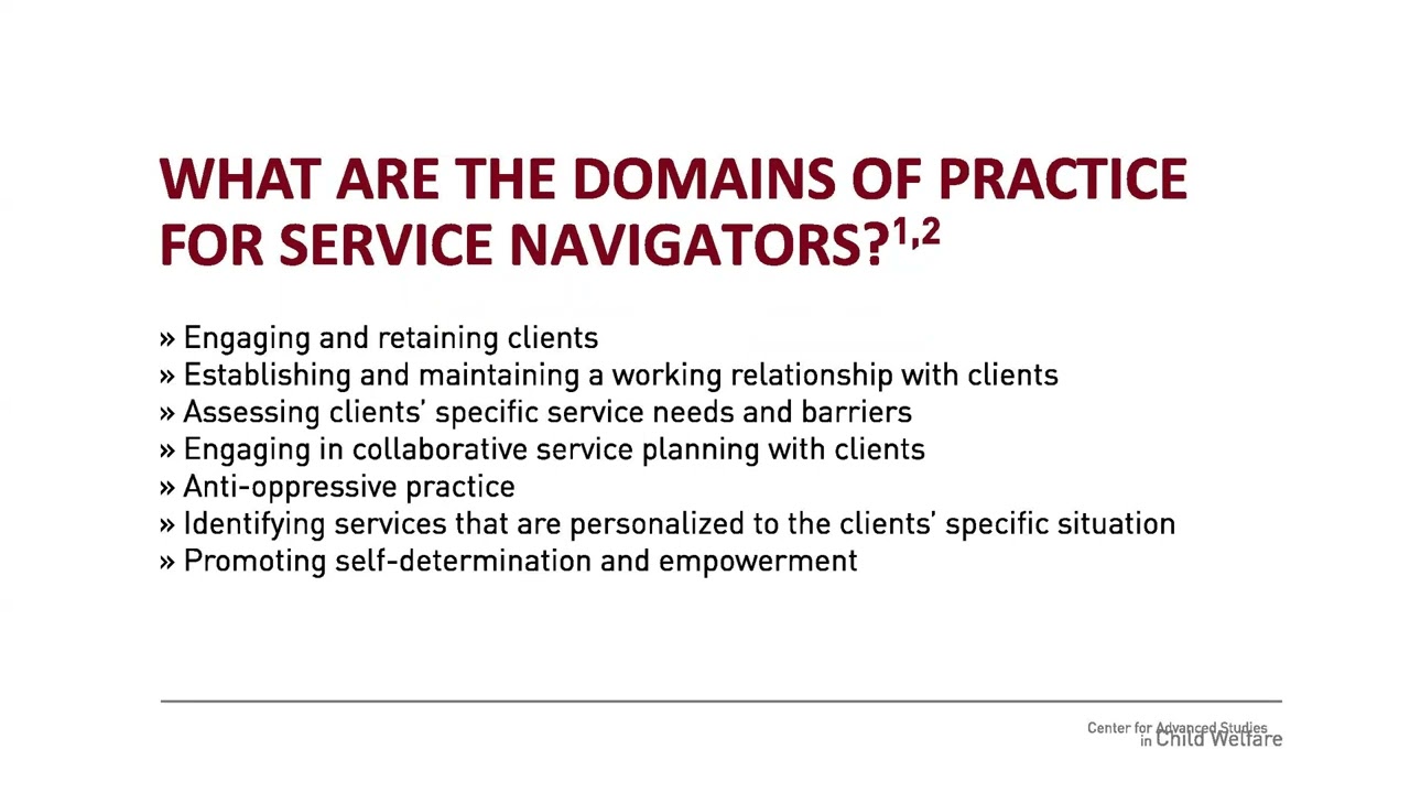 Module 2: Service Navigation Scope of Practice