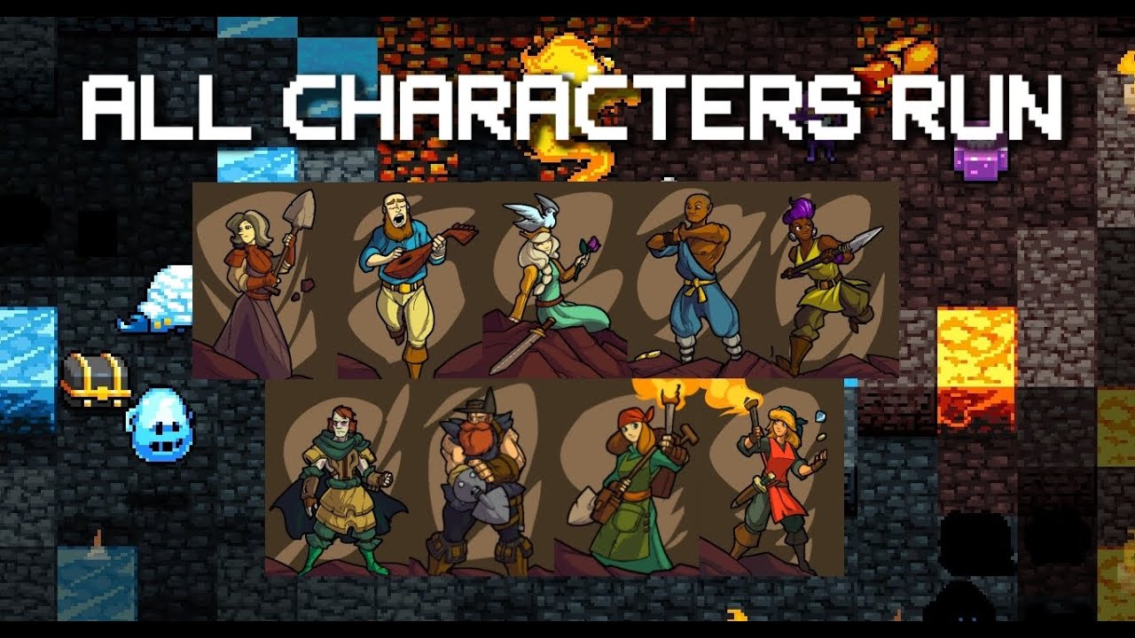 Crypt of the Necrodancer - First All Characters Run Complete