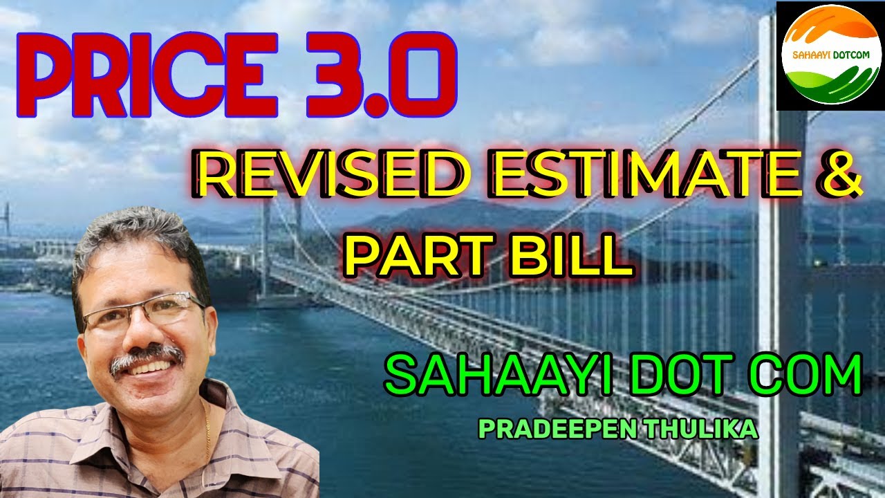 PRICE 3.0 - REVISED ESTIMATE AND PART BILL