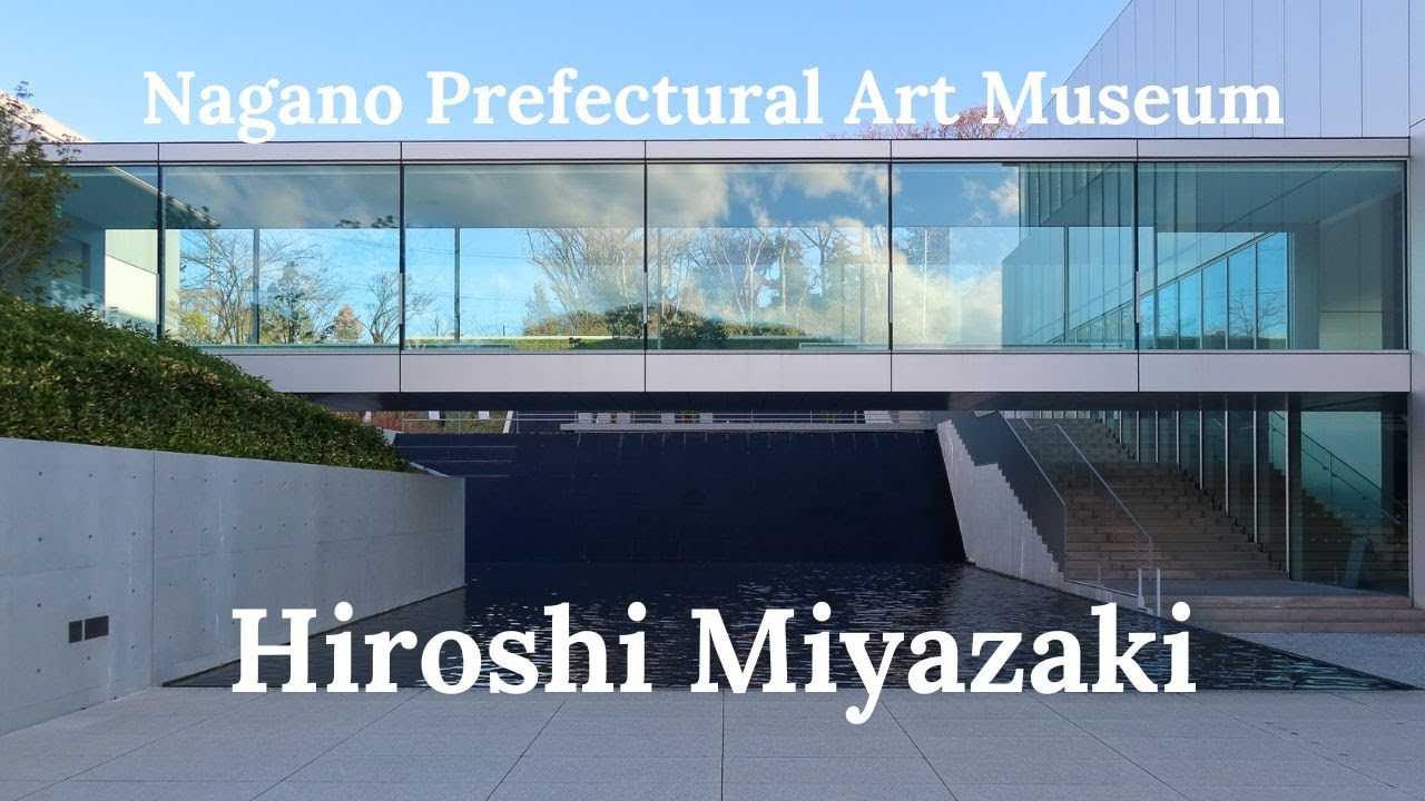 建築190　Nagano Prefectural Art Museum in the winter season：冬の長野県立美術館