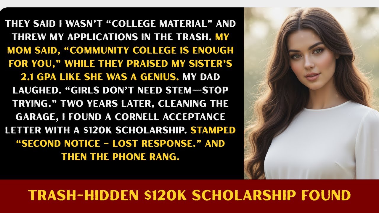 They Told Me I Wasn’t College Material – I Found My $120K Cornell Acceptance in Trash