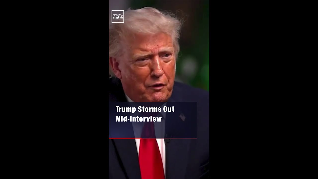 Трамп прервал интервью и ушел