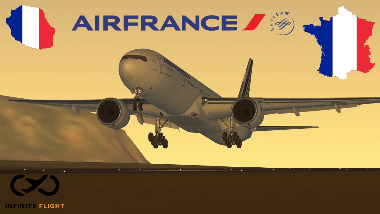 Infinite Flight: Saint-Denis (RUN) to Paris (ORY) | Air France | Boeing 777-300ER